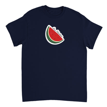Watermelon Graphic - Heavyweight Unisex Crewneck T-shirt