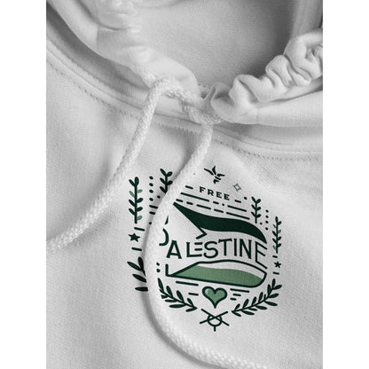 Free Palestine Flag Graphic - Classic Unisex Pullover Hoodie